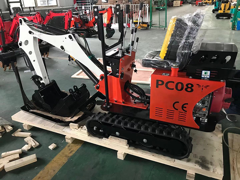 PC08迷你挖掘機發往德國